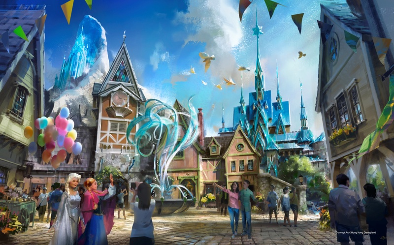 Visuel créé pour le projet de Tokyo Disneyland.